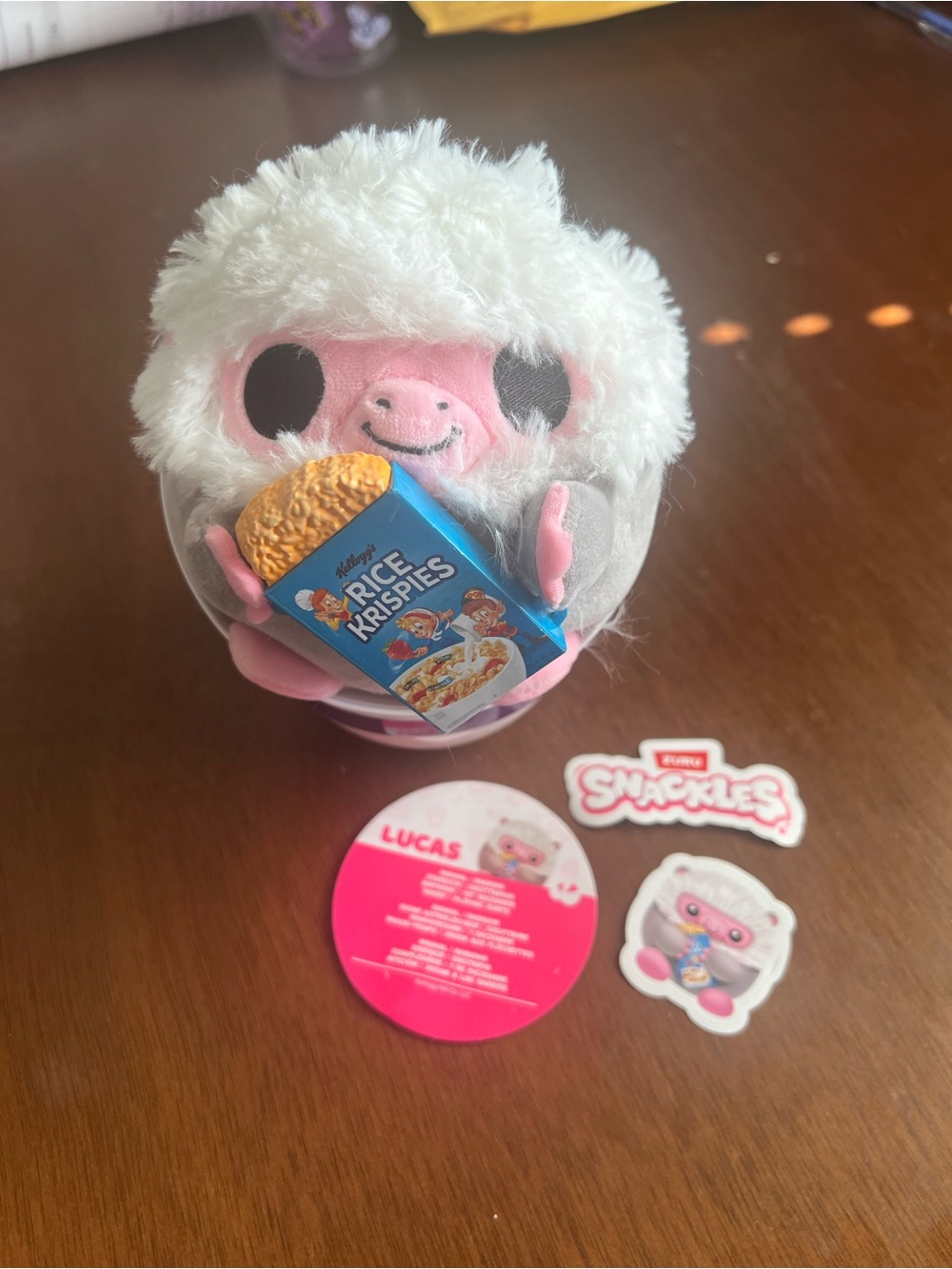 Snackles Lucas Plush Stuffed Baboon